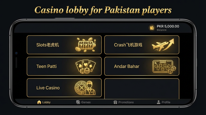 Lobby view of k9game for Pakistan users - 4